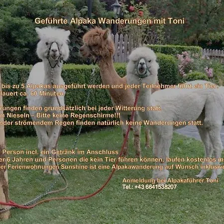 Sunshine Vakantieboerderij Stumm